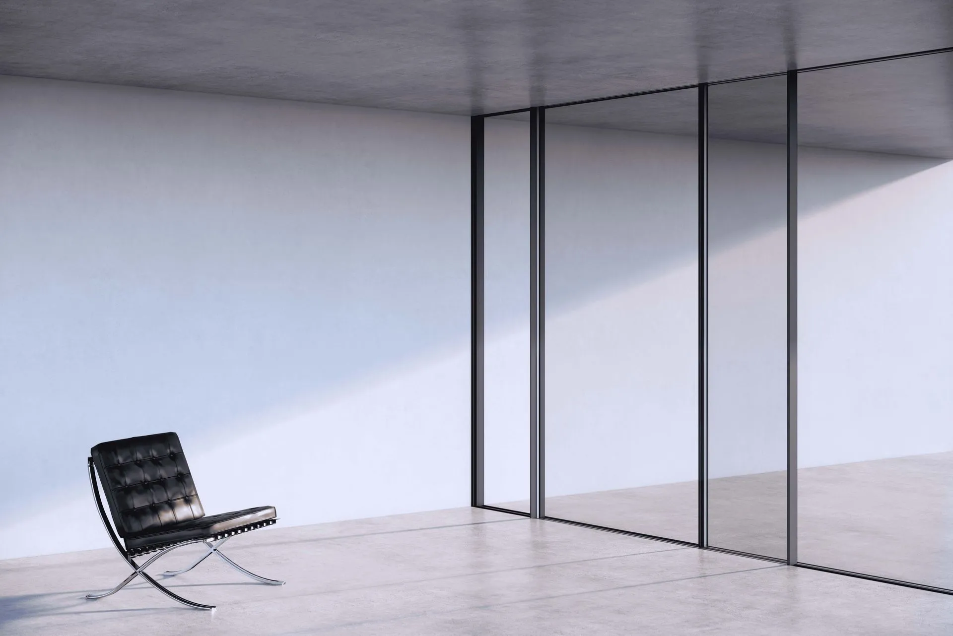 Minimalistiska skjutpartier från Otiima Vision med ultratunna profiler och modern glasfasad